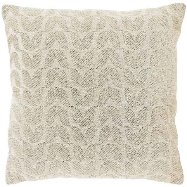 Unique Living Sierkussen Gozi Dove White -45x45cm Wit