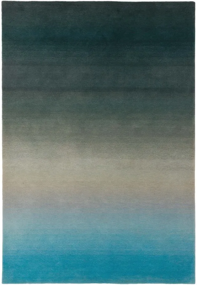 Eazy Living Easy Living - Ombre-Runner-Blue Vloerkleed - Rechthoek - Laagpolig Tapijt - Modern - Meerkleurig
