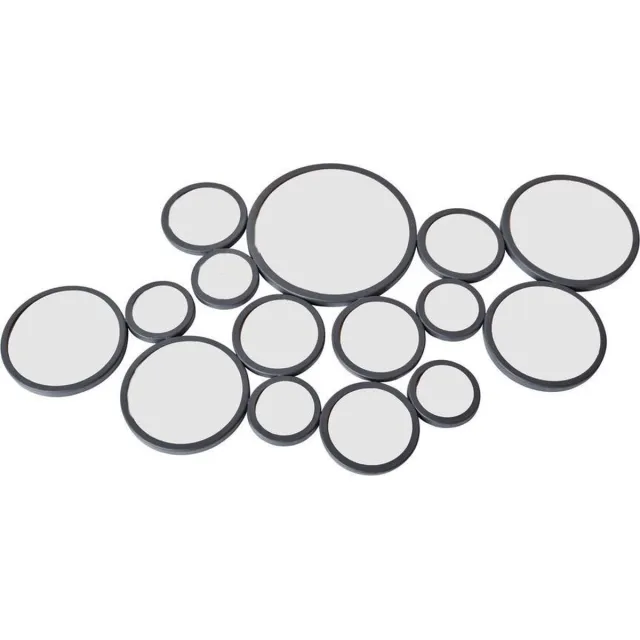 LOFT42 Bubbles - Spiegel - Multi - Rond - 115x62 - Zwart - Metaal