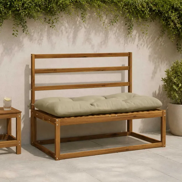 vidaXL Bankkussen VIANEN 100% Polyester Lichtgroen 120 x 60 x 12 cm
