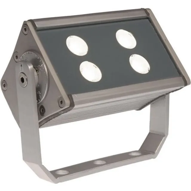 Tronix breedstraler - 4 LED - Verstelbaar - 6500K - Helder wit licht (daglicht) grijs