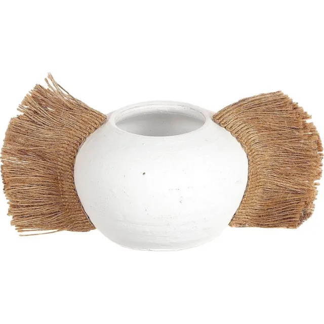 HBX Natural Living Vaas Flugilo Ø11xH8cm Bohostyle Meerkleurig