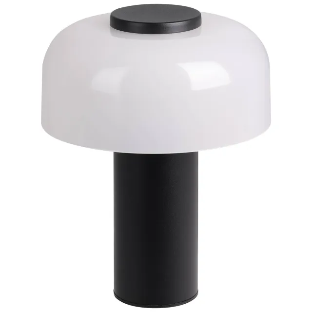 Eglo Ponente Tafellamp - Aanraakdimmer - Draadloos - LED - 20 cm - Zwart|Wit - Instelbaar wit licht - Oplaadbaar - Buiten en Binnen Zwart;Wit;