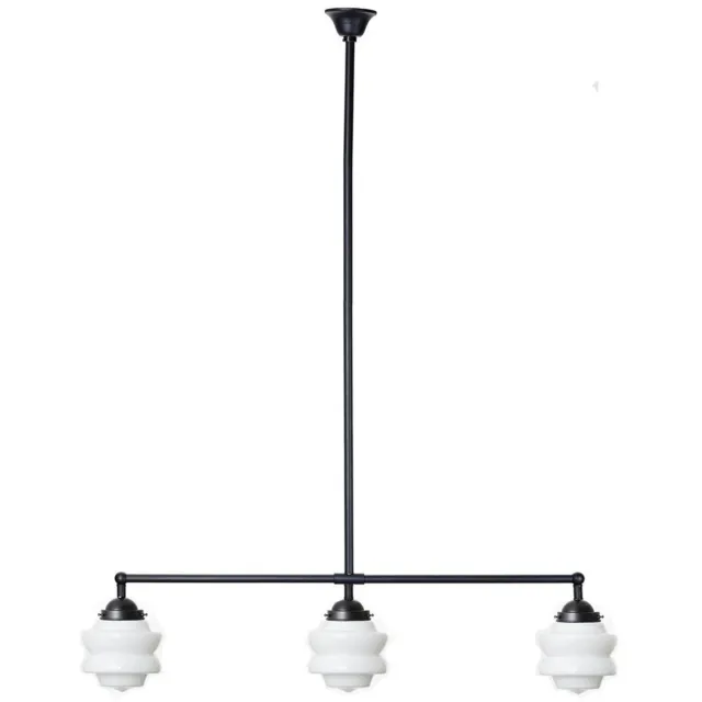 Coloured by Art Moonlight T-lamp 3 lichts Small Top - Art Deco Trade Zwart