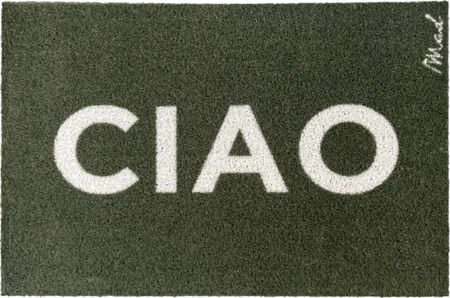 Mad About Mats UMA - deurmat - ciao - schoonloop/scraper - wasbaar - 50x75cm groen