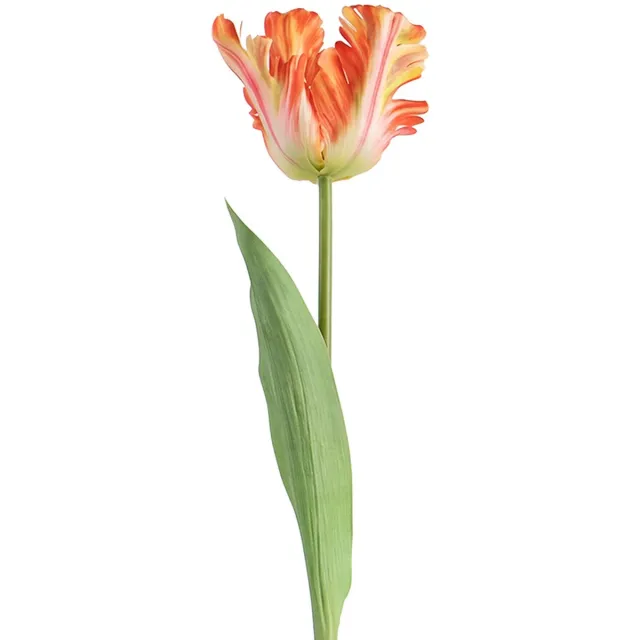 Clayre & Eef Kunstbloem Oranje Kunststof