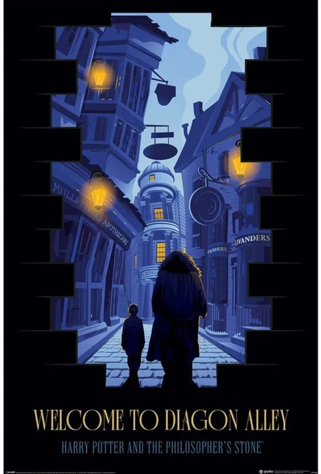 Harry Potter Welcome To Diagon Ally Unisex Poster - meerkleurig - Standard multicolor