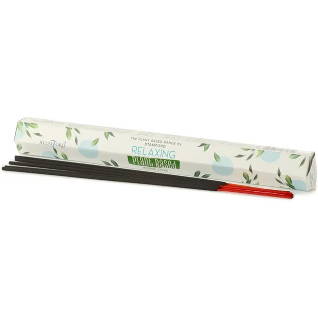 Stamford Plantaardige Wierook stokjes Relax - Kardemom, Patchouli & Cederhout - Ontspanning - Rustgevende geur - 20 Stokjes