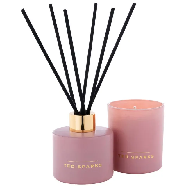 Ted Sparks geschenkset - Cypress & Cardamom - 200 ml Roze
