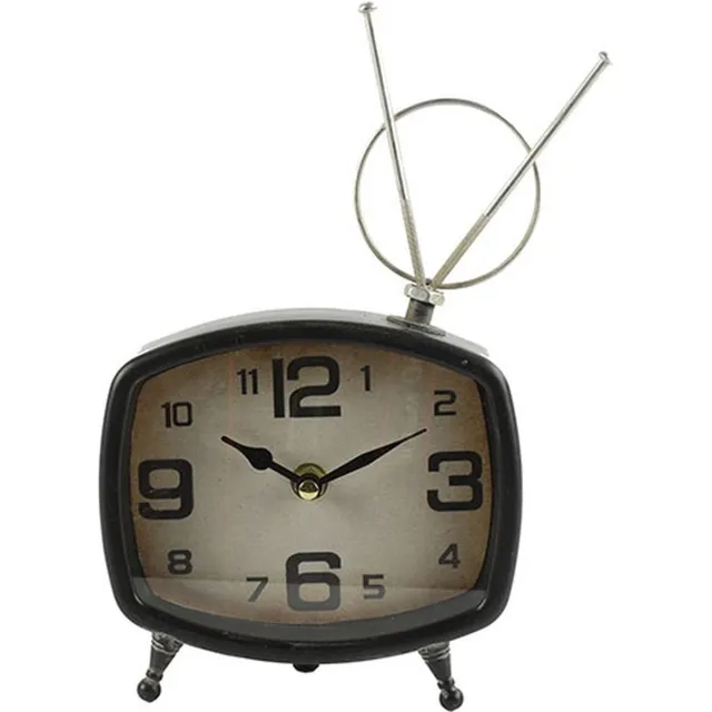 Countryfield Klok Jenkins metaal L4,5B17H25CM grijs
