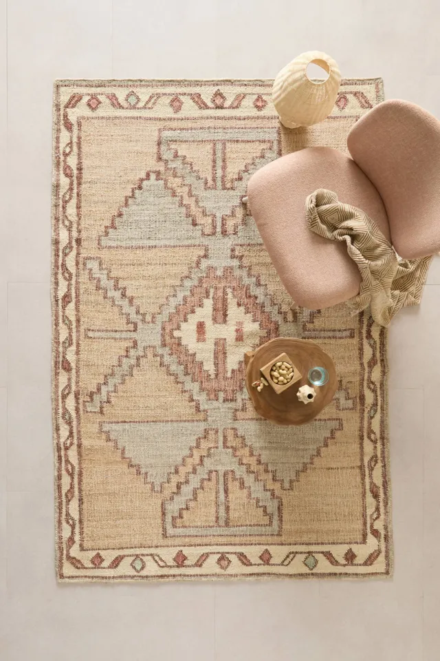 Studio LIVIT Ann jute grafisch vloerkleed beige, foto 2