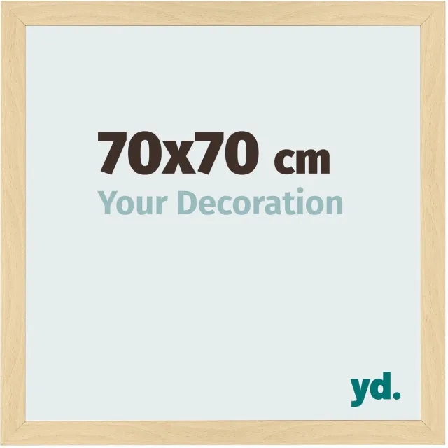 yd. Your Decoration - Fotolijst 70x70 cm - MDF - Beuken Decor - Bologna