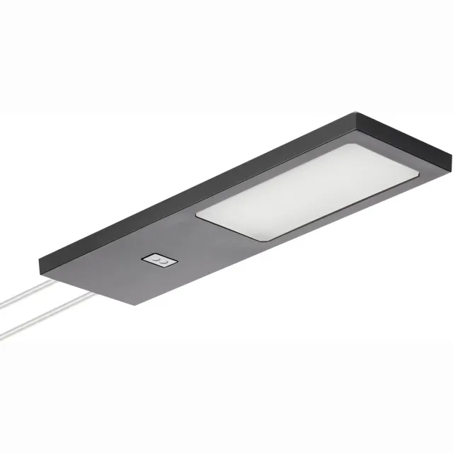 Sotech set van 1 LED meubellamp GIULIA II met sensor zwart, 2700K warm wit incl. transformator & verdeler Onderkastverlichting
