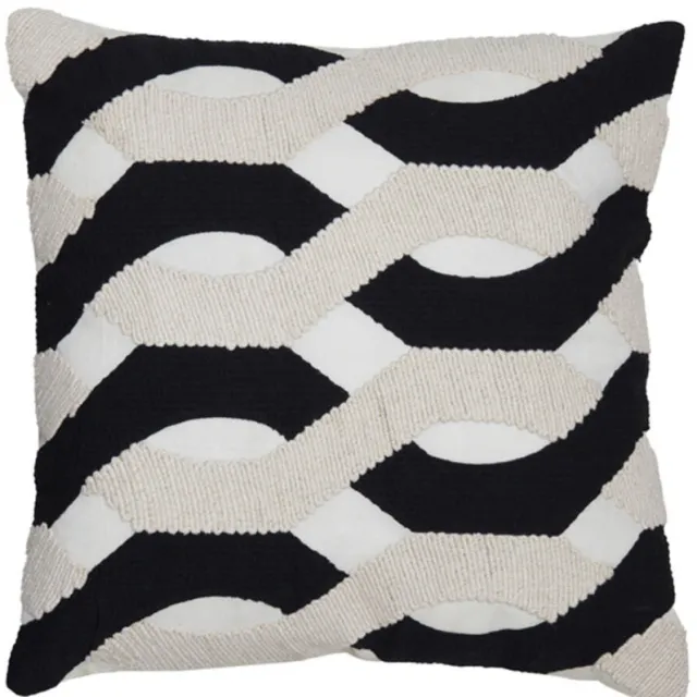 Light & Living Kussen Bendigo Beige goud zwart 45x45cm