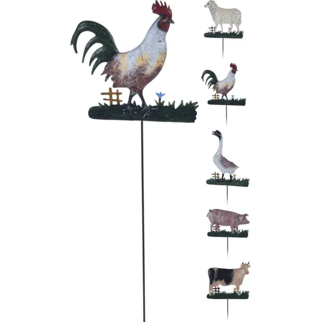 Home & Styling Tuinprikker Boerderij dieren 5ass Multi