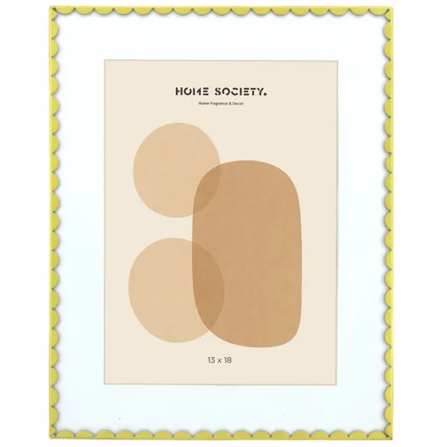 Home Society Fotolijst - Vela - Lijst - Goud - Metaal - Geschulpte rand - Foto 13x18cm