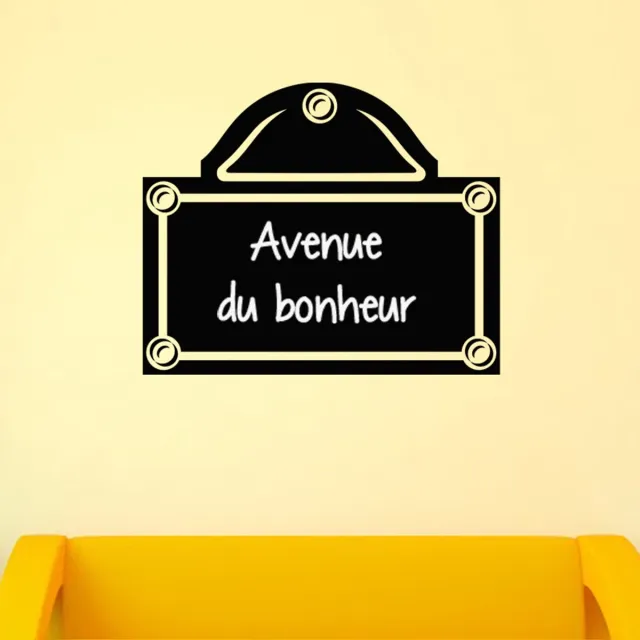 Ambiance Sticker Schoolbordsticker - uitwisbare zelfklevende muurstickers - STRAATBORD - 75x100cm Multi color