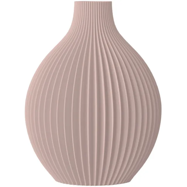 Layvo JALEN Vaas - Bloesem - D20 x H25 cm - droogbloemen vaas - japandi - gerecycled plastic