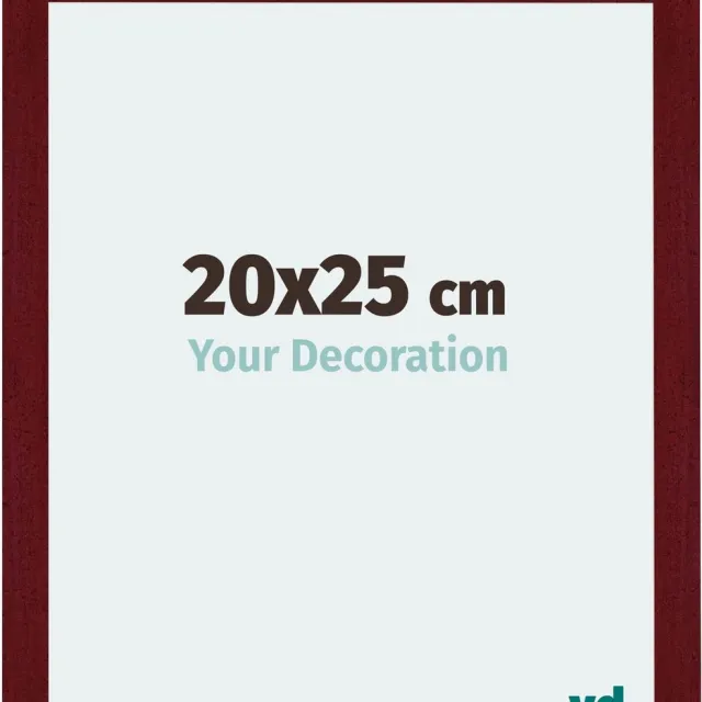 yd. Your Decoration - Fotolijst 20x25 cm - MDF - Wijnrood Geveegd - Mura