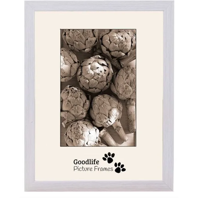 Goodlife Picture Frames Houten Fotolijst Heritage Eik Ivoor 20 mm Wit