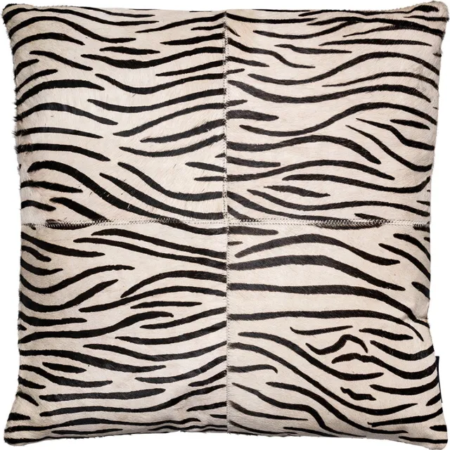 Mars & More Koeienhuid zebraprint - sierkussen - 45 x 45 cm