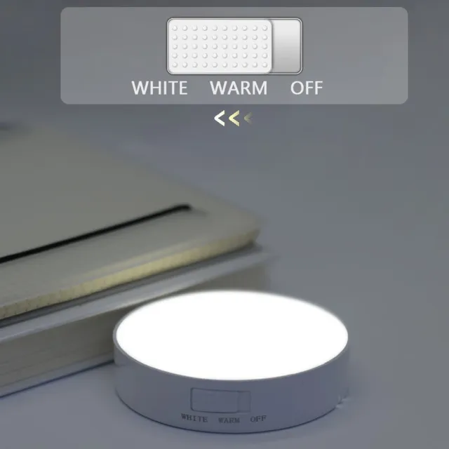 Dolphix Oplaadbare LED Nachtlamp met bewegingsmelder en Magnetische bevestiging Wit