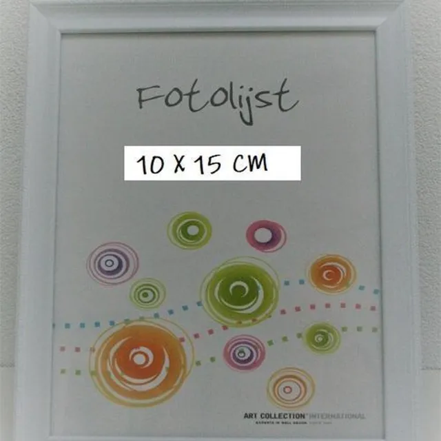 Art Coll Art Collection Kunststof Fotolijst Prague Wit 10×15 cm