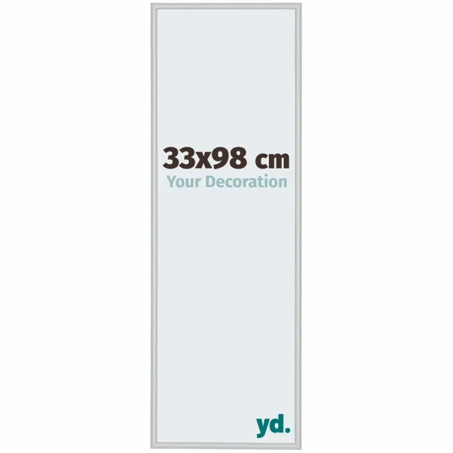 yd. Your Decoration - Fotolijst 33x98 cm - Aluminium - Zilver Mat - Miami