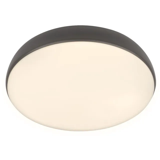 B.K.Licht BRILONER Nikan - LED Plafondlamp – dimbaar met afstandsbediening – CCT – geheugenfunctie – antraciet – Ø35cm