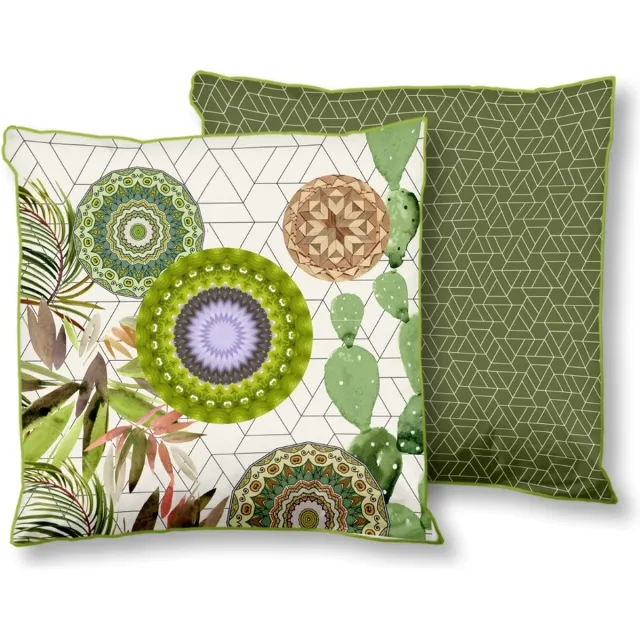 Hip Sierkussen 6113-H Bodhini 48x48 cm paars Groen