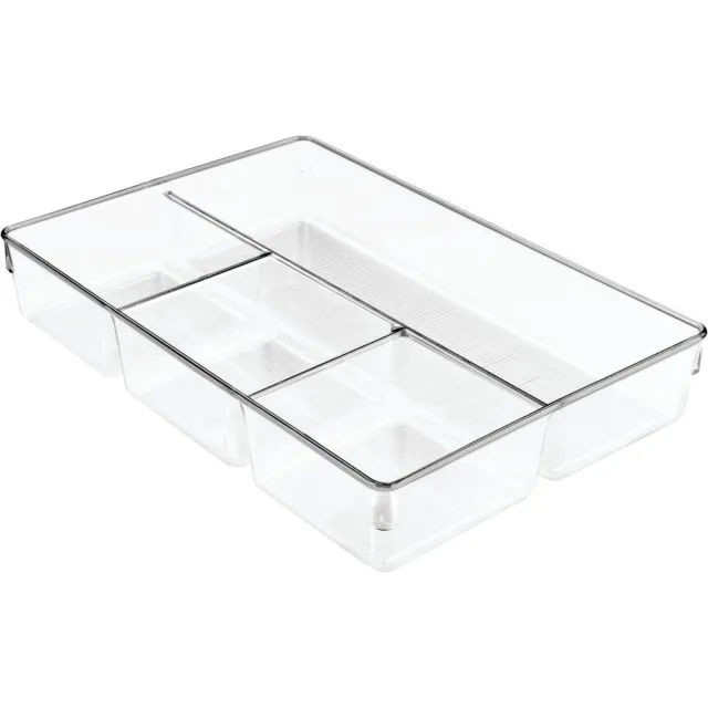 iDesign Lade organizer sorteerbak 4-vaks - 60830EU - Sorteervakken Transparant