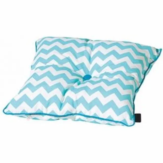 Madison sierkussen 50x50 cm Chevron mint Meerkleurig