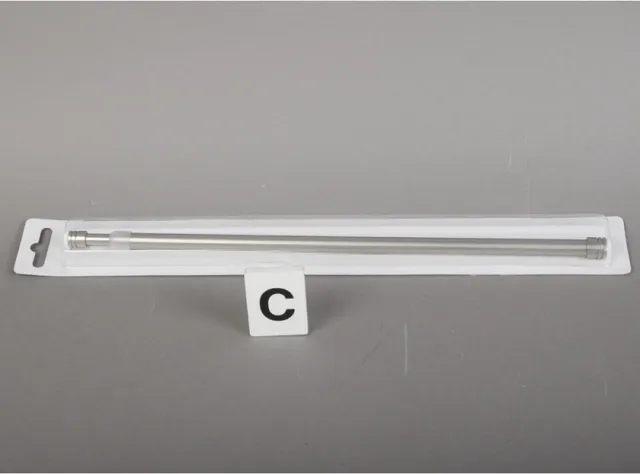 Gifi diffusion Uitschuifbare gordijnroede - 30-50 cm - zilver