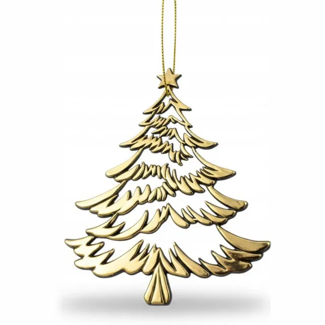 ZPZ Gouden Kerstboom Znicz Hanger - 18cm Kerstdecoratie