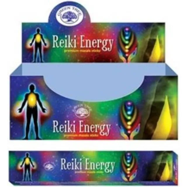 Green Tree 3 pakjes - Wierook - Green Tree - Green Tree Wierook – Premium Masala - Reiki Energy - Reiki - Energy - 15 gram per doosje