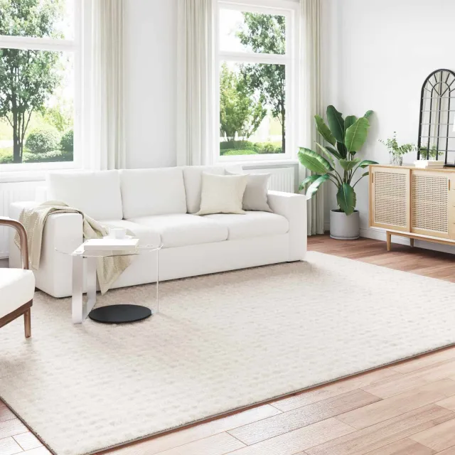 vidaXL Binnen kleed SIROLO Crèmekleurig 240 x 340 cm Polyester, foto 2