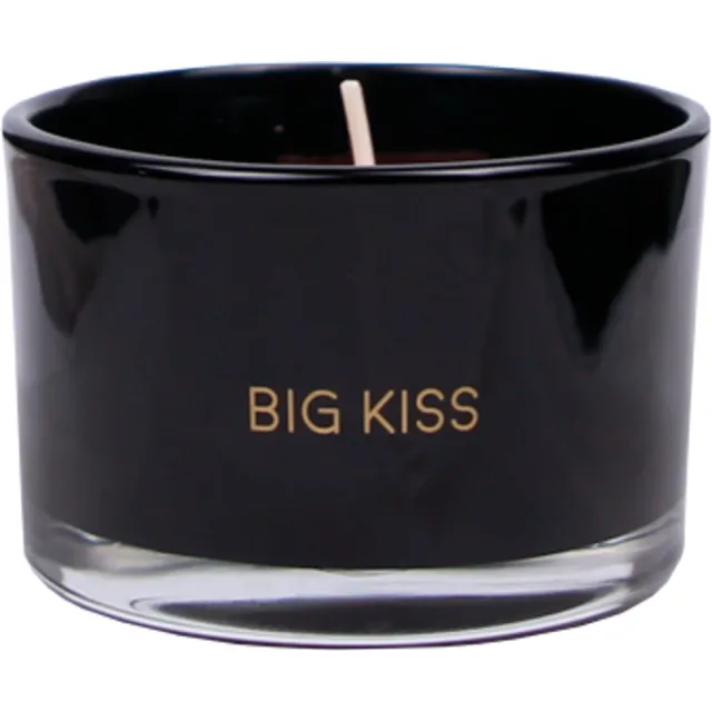 My Flame Lifestyle MY FLAME - Sojakaars met waxfiguurtje - BIG KISS - Warm Cashmere - Branduren: 25u Donkergrijs