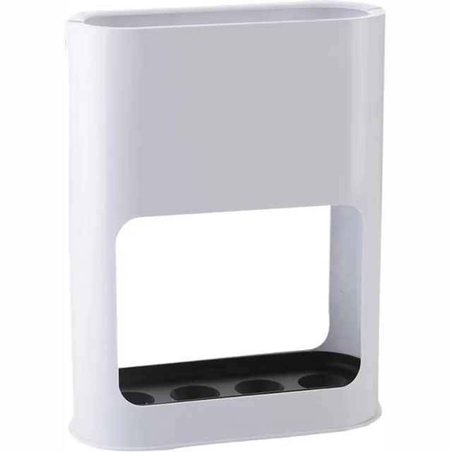 longziming Vrijstaande Parapluhouder voor Binnen – Slank & Ruimtebesparend met Wateropvang, Voor Paraplu’s, Wandelstokken & Accessoires – Modern & Handig Wit
