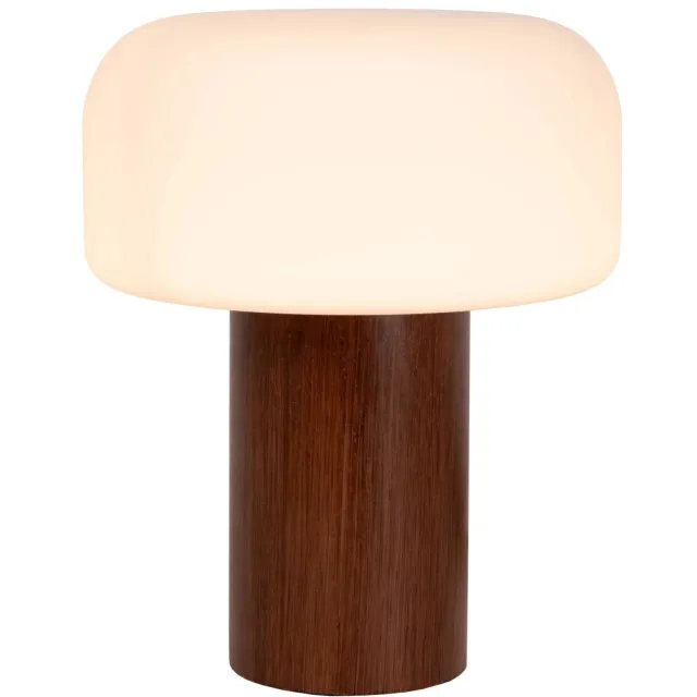 Lucide KENAN - Tafellamp - Ø 22 cm - 1xE14 - Hout