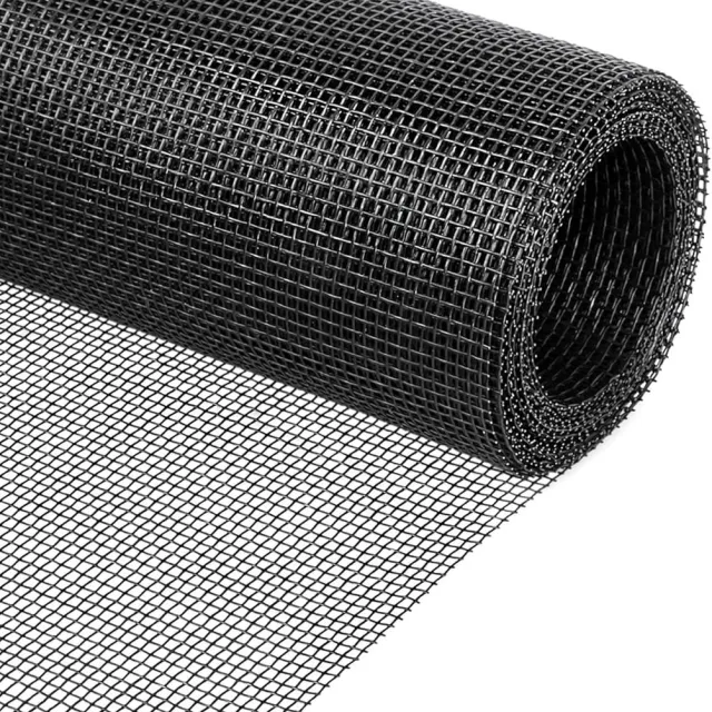 VHV Horrengaas - Vliegengaas - Insectengaas - Raamhor gaas - Glasvezel - Op maat te knippen - Scheurbestendig - Voor ramen en deuren - 150 x 100 cm - Zwart