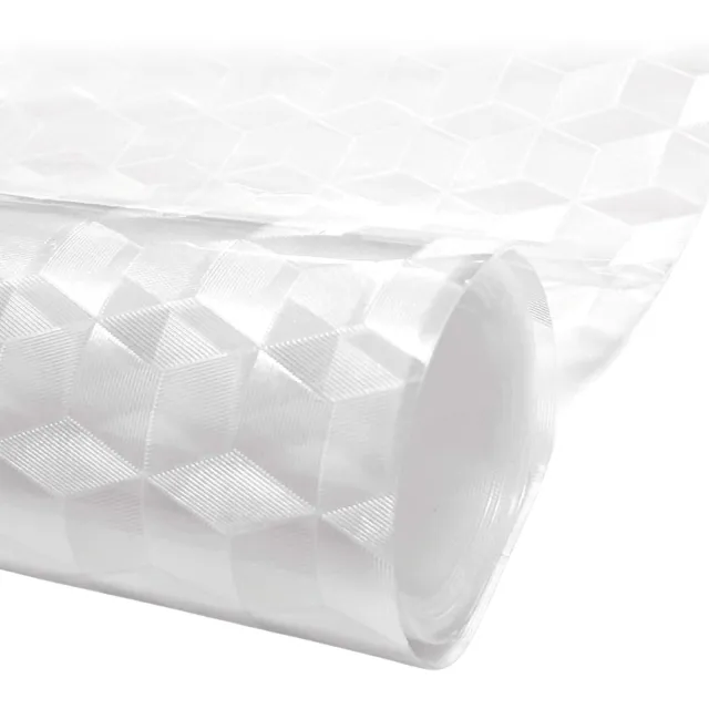 Meisterhome Raamfolie Statisch Hechtend - 3D Kubus Effect - 45 x 150 cm - Privacy en Lichtspel