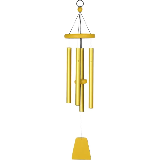 Art Bizniz Unicolor Windgong Geel - UNC24YW - 60 cm