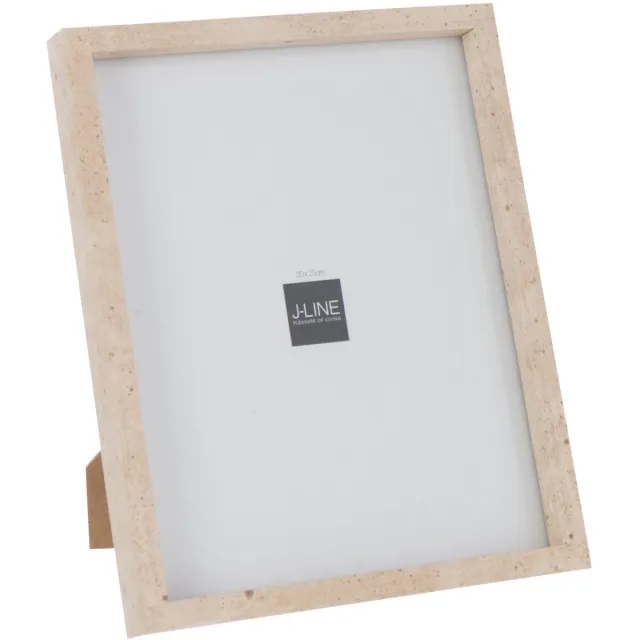 J-Line fotolijst Rechthoek - hout - naturel - 20 x 25 cm