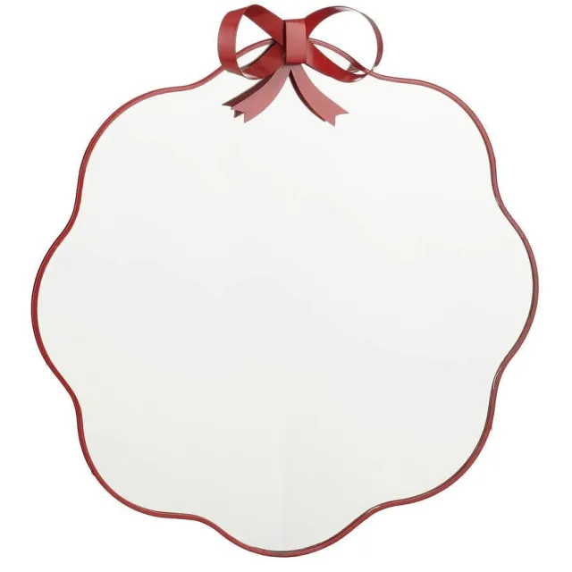 Mica Decorations spiegel (32x29x2 cm) Rood