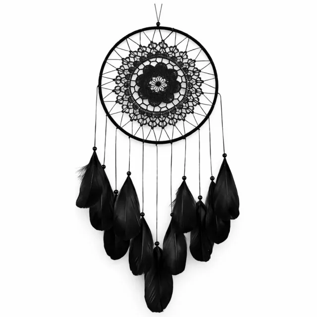 CatchyDream Grote Dromenvanger XL - Dromenvanger - Dreamcatcher - Groot - Zwart
