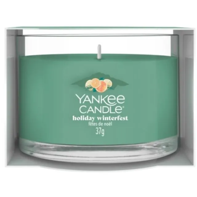Yankee Candle Filled Votive - Holiday Winterfest - 10 branduren - 1 stuk Groen
