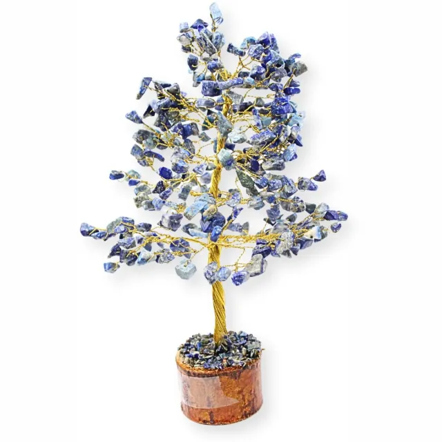 Ruben Robijn Edelsteen boompje Sodaliet ca. 23 cm Blauw
