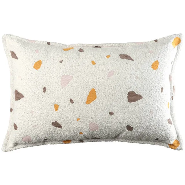 Wigiwama Terrazzo Marmer sierkussen, set van 2 (55 x 33 cm) Multi