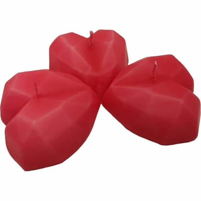 Van Licht Drijfkaarsjes, Drijfkaarsen Hartjes, set van 3 stuks Rood