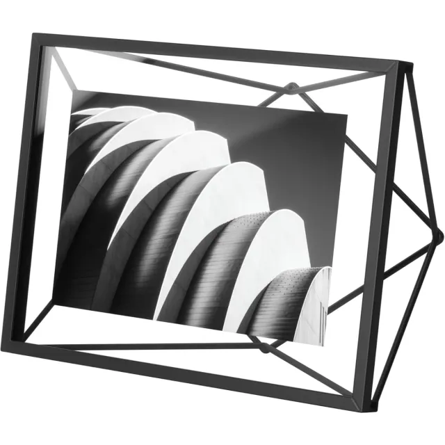 Famanu Prisma fotolijst staal zwart 10x15cm